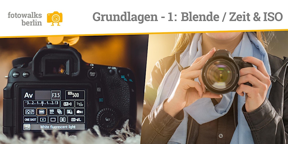 Fotokurs Berlin: Grundlagen Teil 1: Blende, Zeit, ISO am 08.02.2026