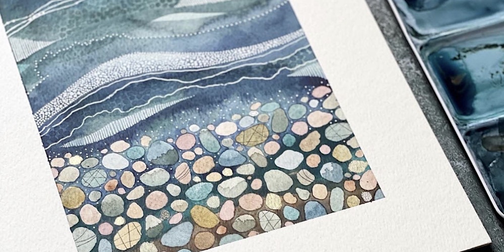 Seascapes and Seaglass Watercolour Workshop