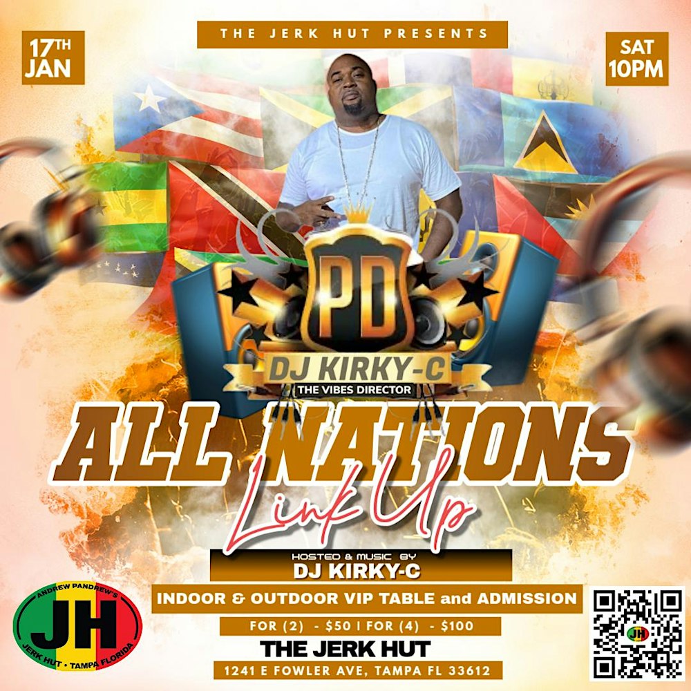 All Nations Link Up | Global Party Night w/ DJ Kirky-C | Tampa