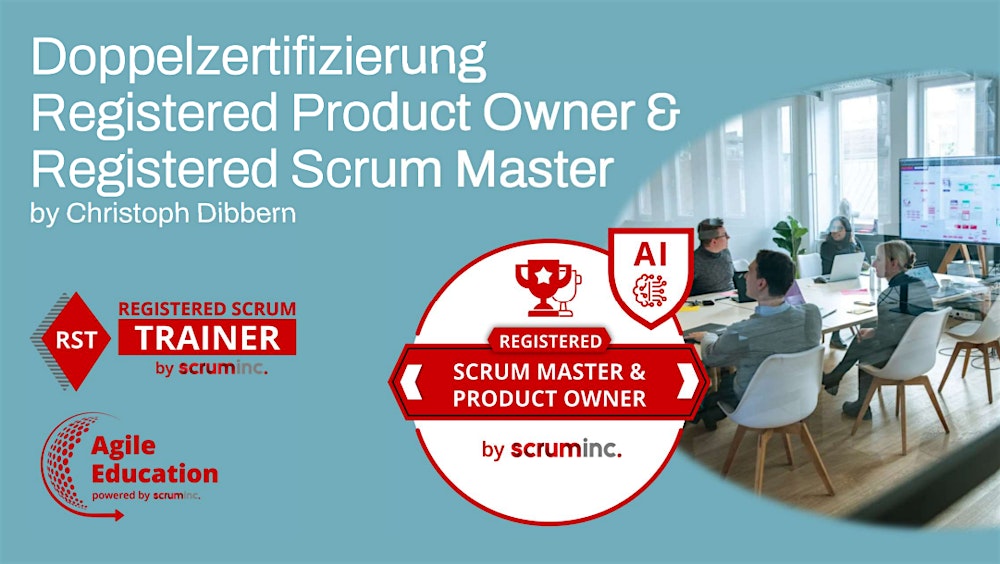 Doppelzertifizierung Registered Product Owner + Registered Scrum Master
