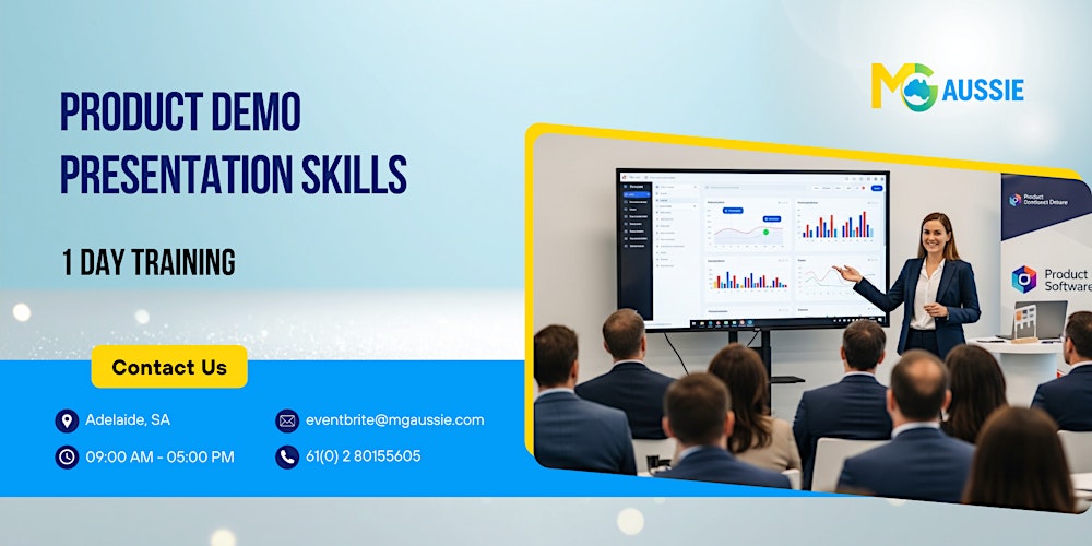 Product Demo Presentation Skills – 1 Day Training in Adelaide, SA
