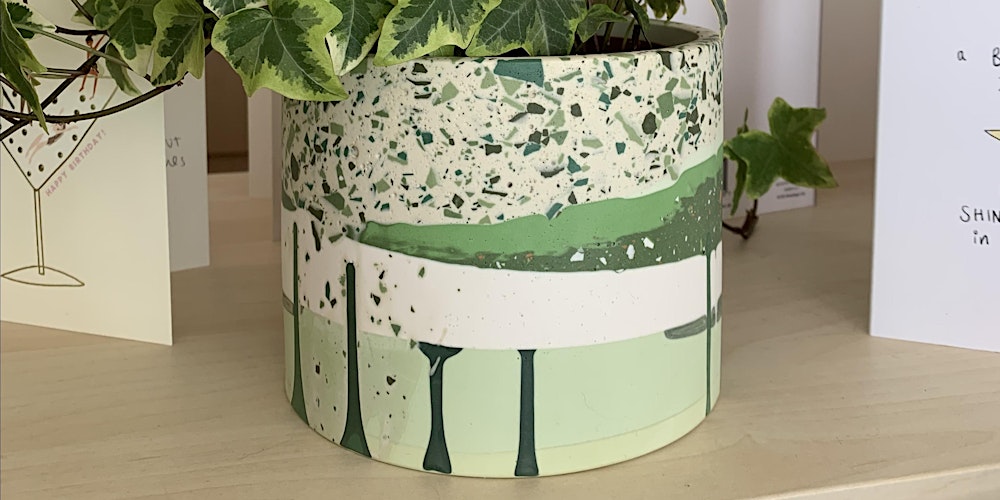 The Jesmonite Plant Pot Workshop with Objectify in Ossett, Wakefield