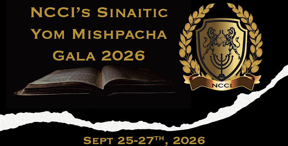 NCCI's Sinaitic Yom Mishpacha Gala 2026