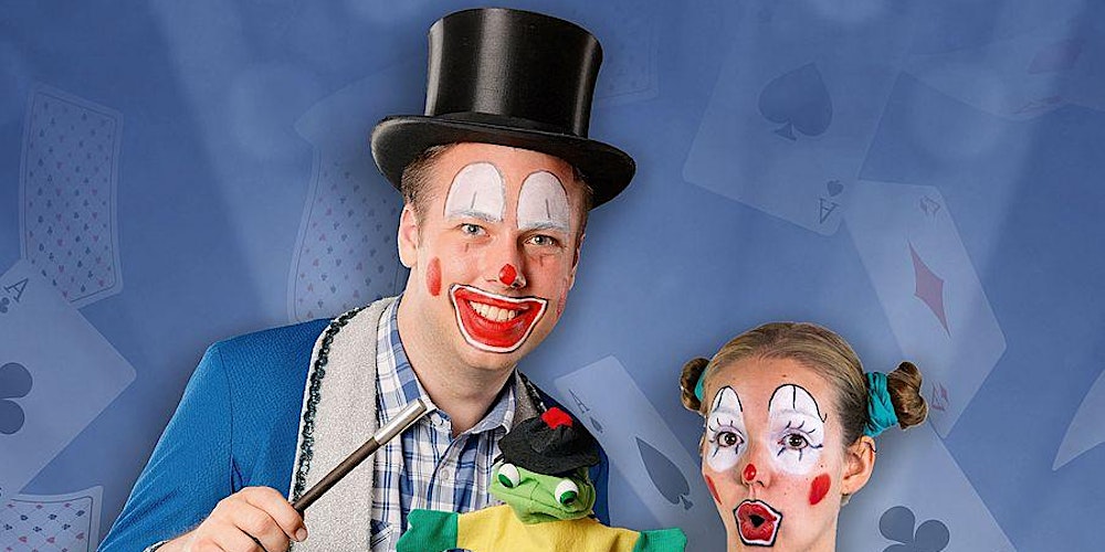 Der große Hopsini – Die Kinder-Zaubershow mit Clown Hops und Hopsi