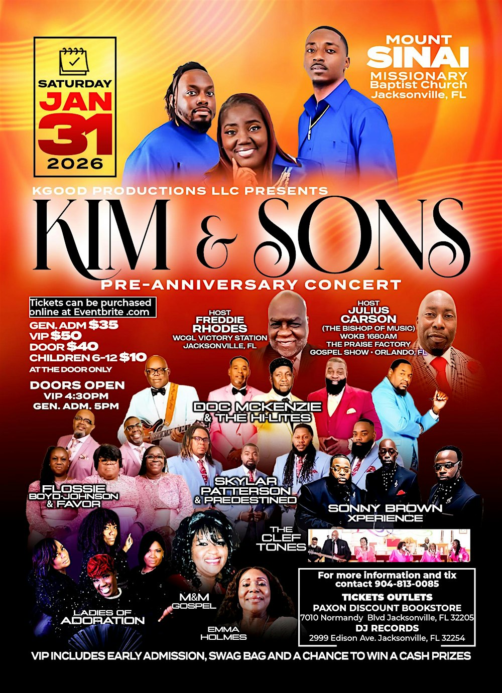 Kim & Sons Pre-Anniversary Concert