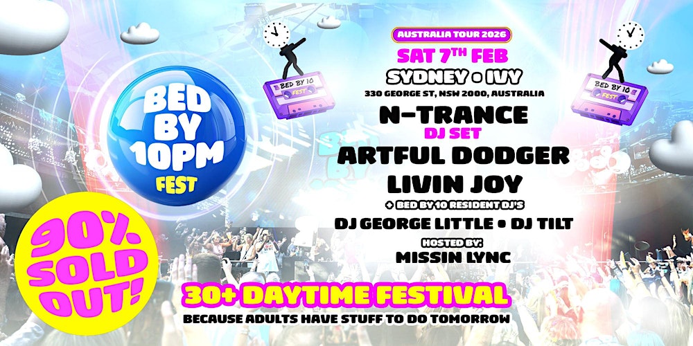 Bed By 10 Festival - Sydney