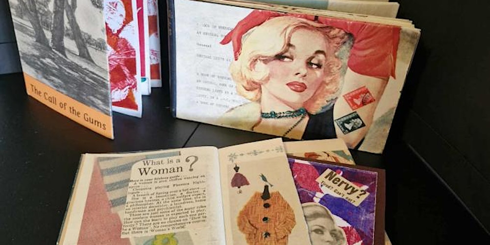 Night owl art - collage journalling