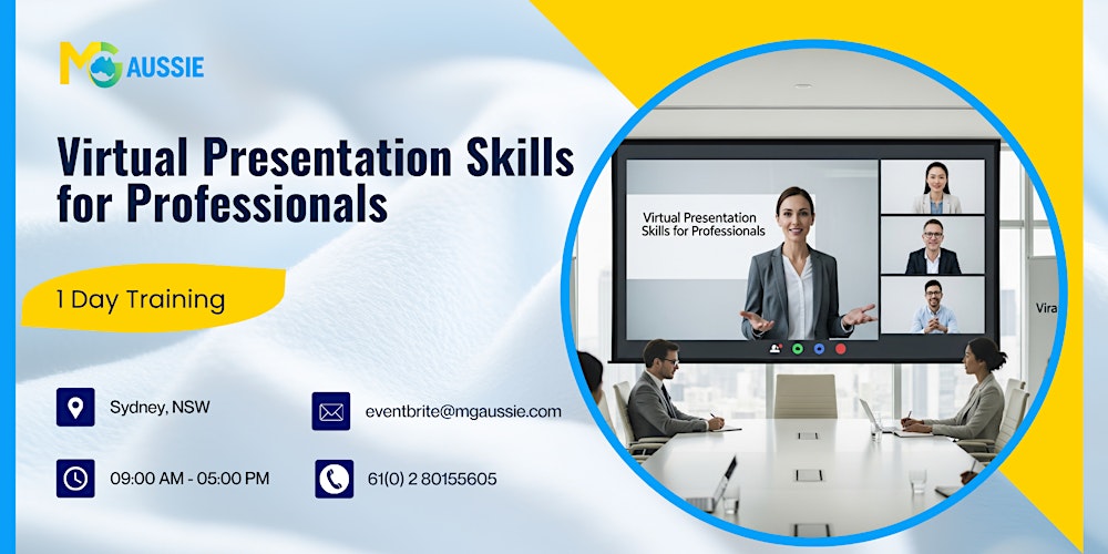 Virtual Presentation Skills for Professionals – 1 Day Training in Sydney