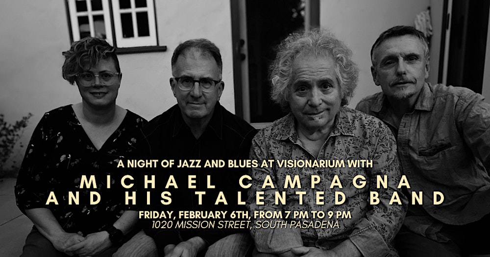 ✨ A Night of Jazz and Blues with Michael Campagna! ✨