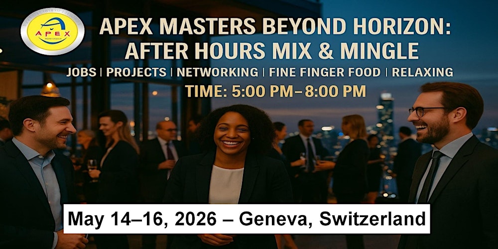 Apex Meet-ups Cooperation • Jobs • Networking in Geneva, Switzerland