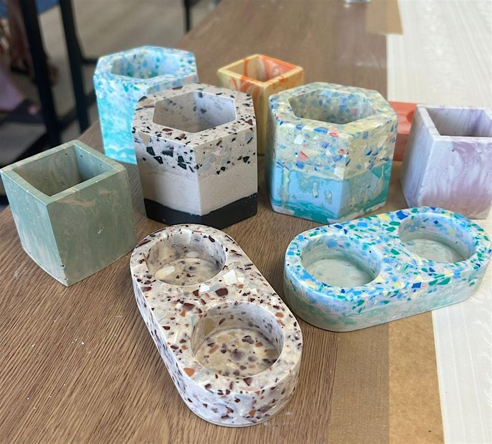 The Jesmonite Cactus & Candle Pots Workshop with Objectify in ILKLEY