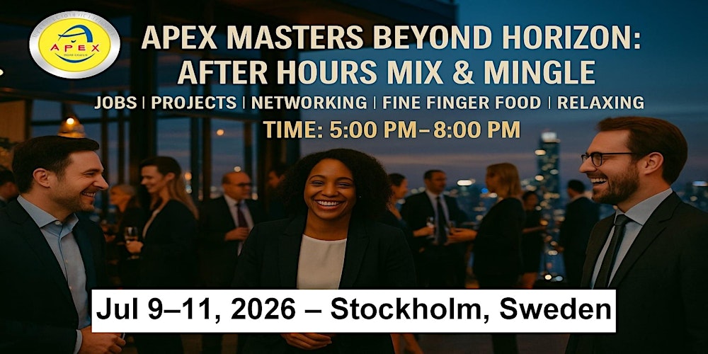 Apex Meet-ups Cooperation • Jobs • Networking in Stockholm, Sweden