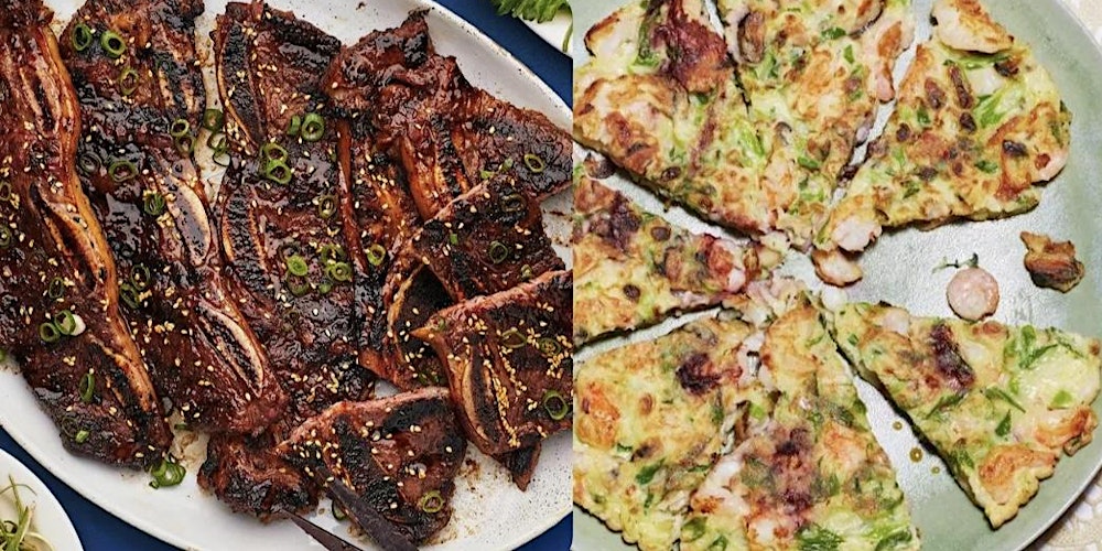 Make Korean Shortribs (Kalbi) wSeafood Pancake from Scratch &An Easy Kimchi