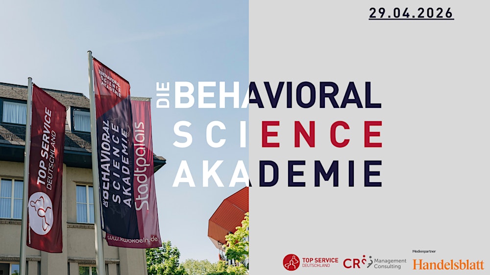 Behavioral Science Akademie & Preisverleihung TOP SERVICE Deutschland 2026
