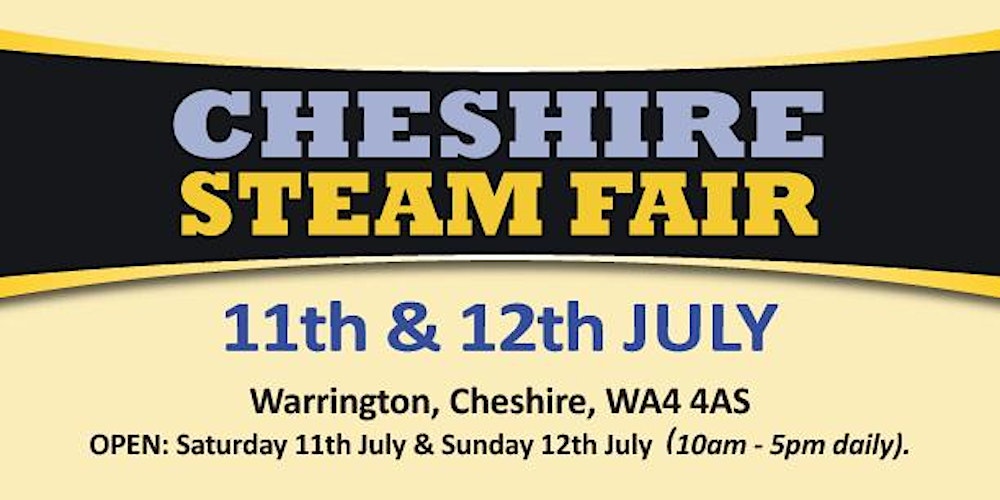 Cheshire Steam Fair 2026 - Admission Tickets