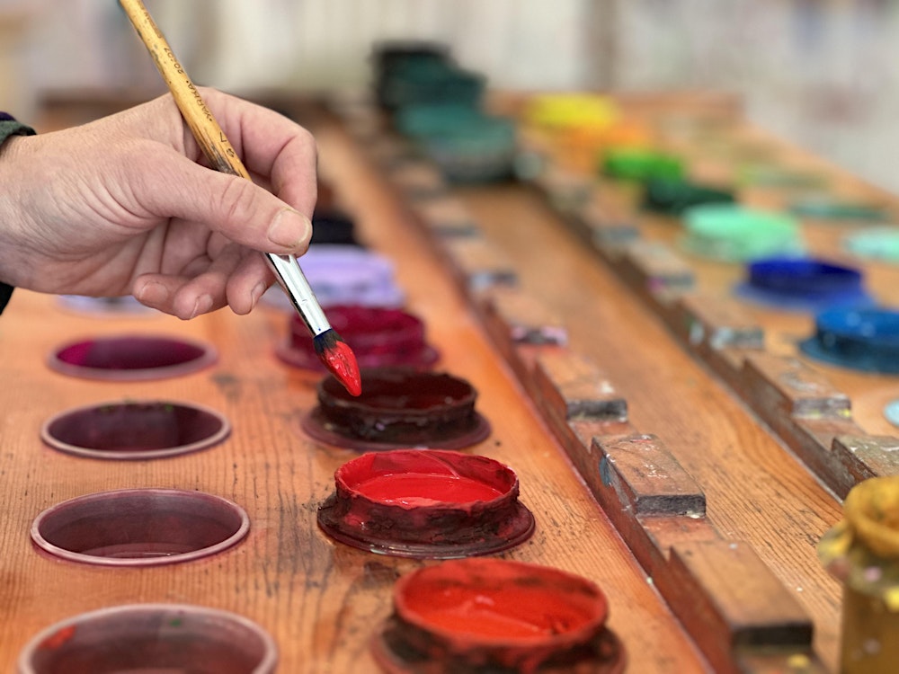 Intro/Community Painting class: Tending the Creative Fire