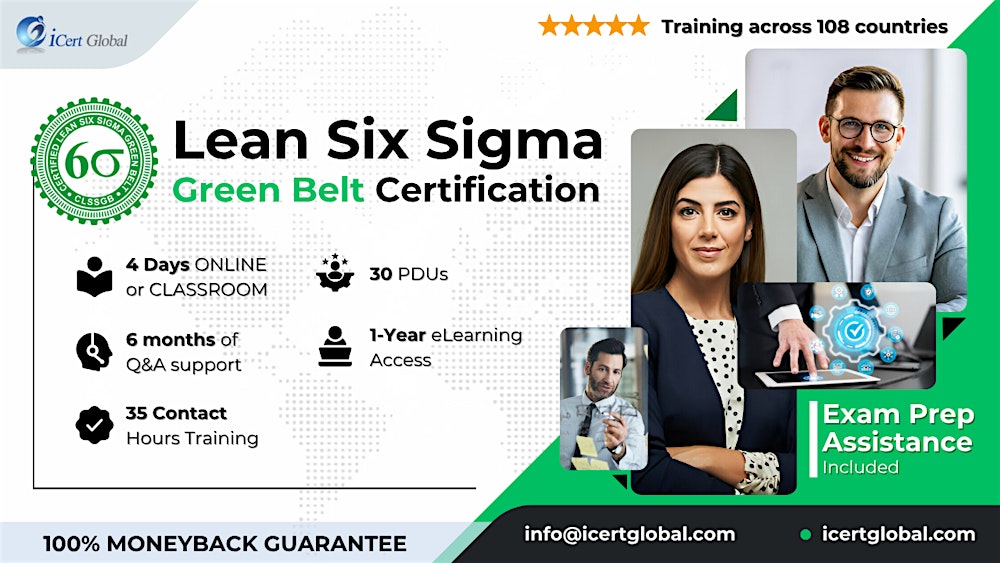 Lean Six Sigma Green Belt Certification Bootcamp in Philadelphia, PA