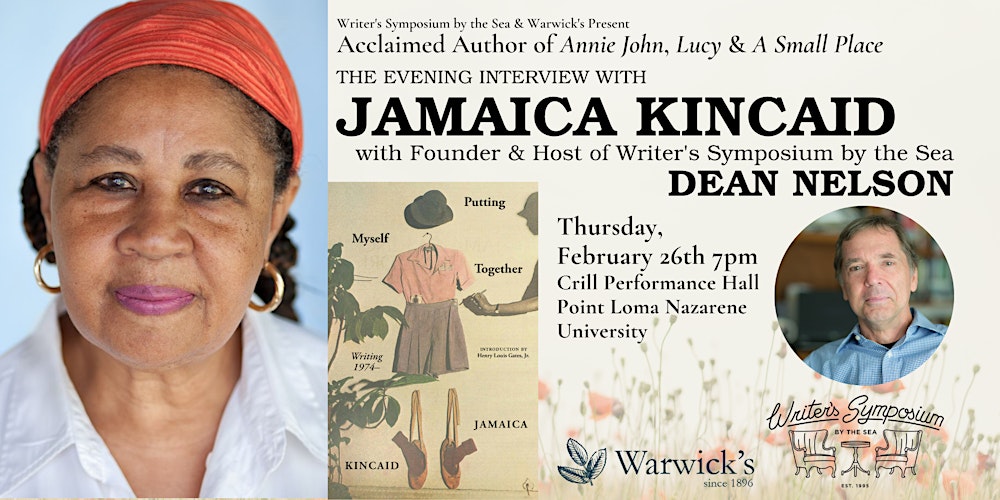 Jamaica Kincaid Writers Symposium by the Sea w/Dean Nelson