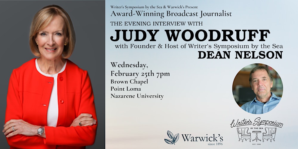 Judy Woodruff Writers Symposium by the Sea w/Dean Nelson