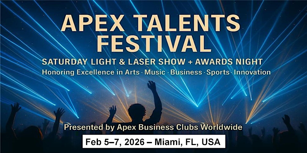 Saturday – The Apex Awards Gala Night in Miami, FL, USA
