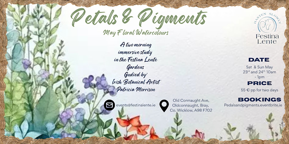 Petals and Pigments Art Showcase With Live Watercolour Demo