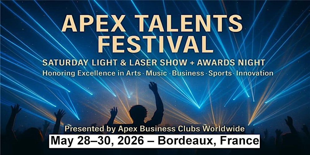 Saturday – The Apex Awards Gala Night in Bordeaux, France