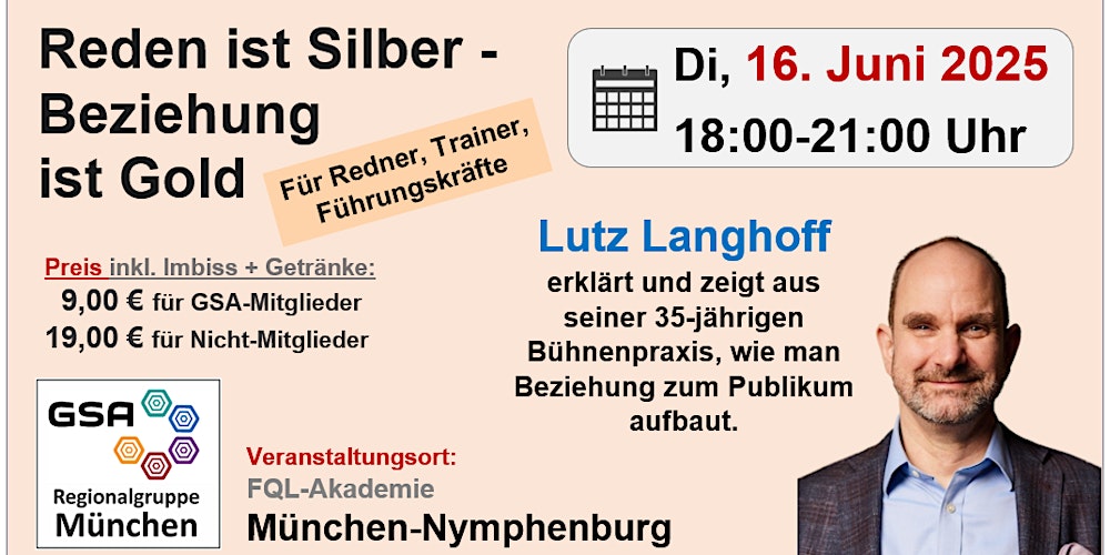 Reden ist Silber - Beziehung ist Gold!