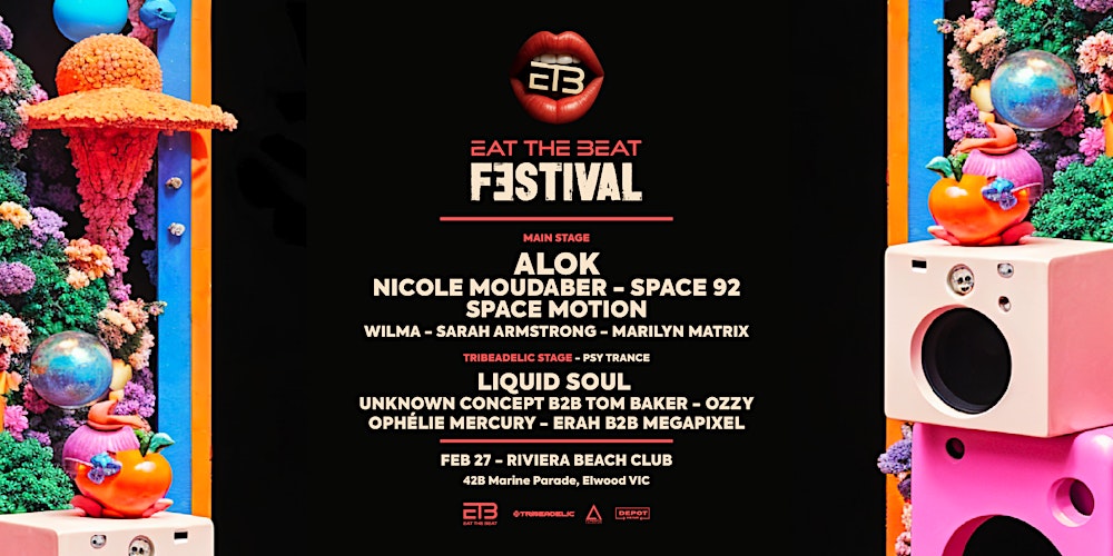 EAT THE BEAT FESTIVAL 2026 │ ALOK, NICOLE MOUDABER, SPACE 92, SPACE MOTION