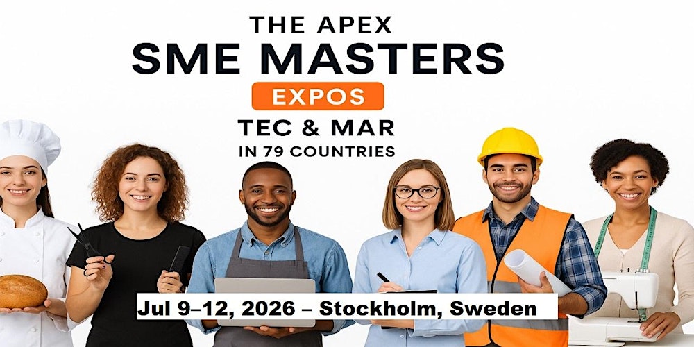 Apex SME Masters Expos: Tec & Mar in Stockholm, Sweden