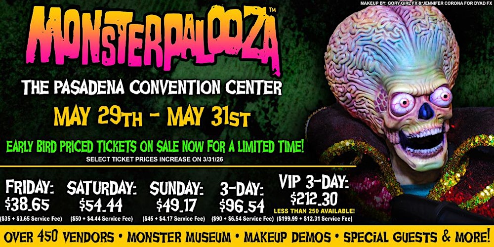 MONSTERPALOOZA - Pasadena  - 2026