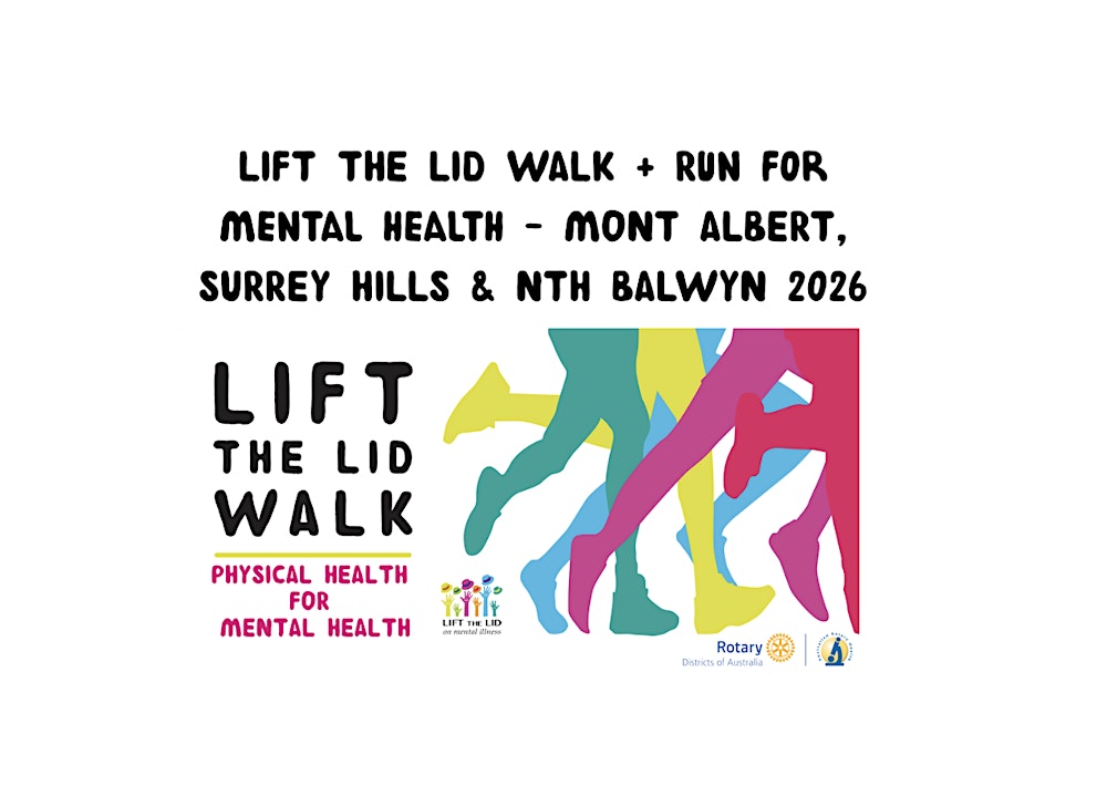 LIFT THE LID WALK and RUN -  MONT ALBERT, SURREY HILLS & NTH BALWYN 2026