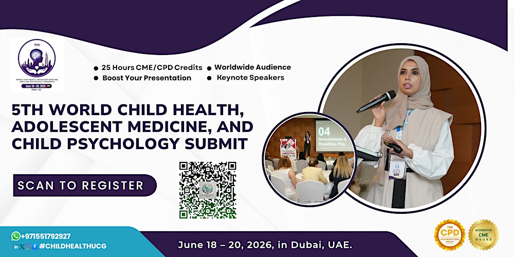 5th World Child Health, Adolescent Medicine, and Child Psychology