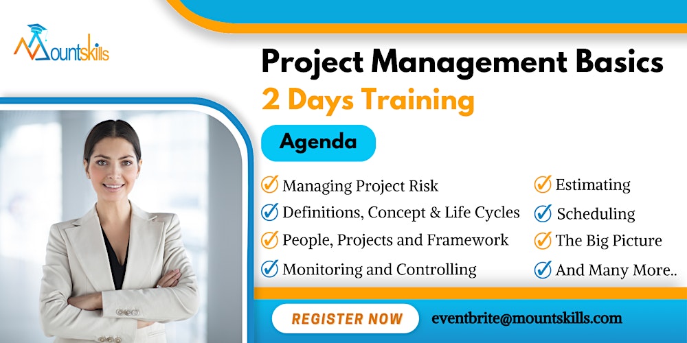Project Management Basics 2 Days Training in Fairfax, VA
