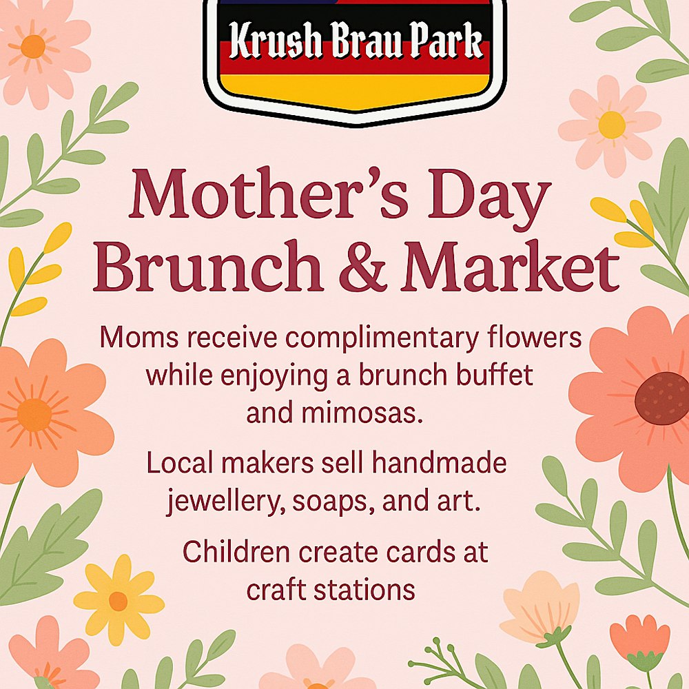 Krush Brau Park Mother’s Day Brunch & Moms Market