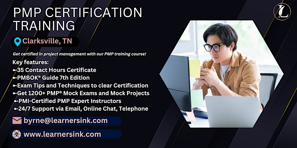 PMP Program In-Person Training In Clarksville, TN