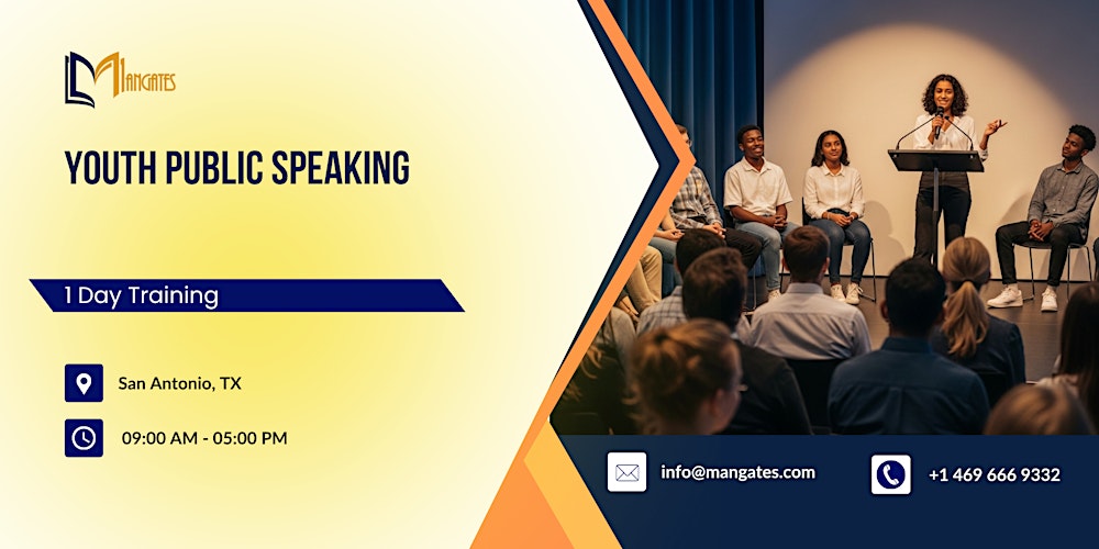 Youth Public Speaking: 1 Day Training in San Antonio, TX