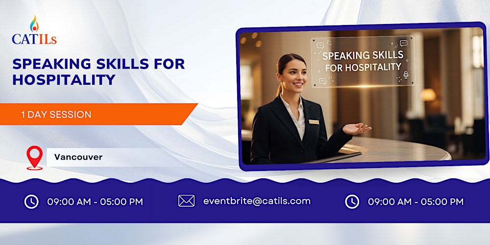 Speaking Skills for Hospitality: 1 Day Training in Vancouver