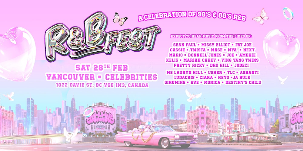 R&B Fest Returns To Vancouver!