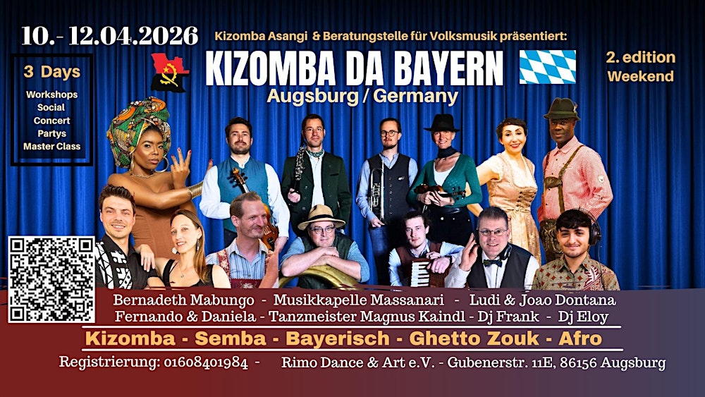 KIZOMBA  DA BAYERN WEEKEND IN AUGSBURG-GERMANY 2th Edition