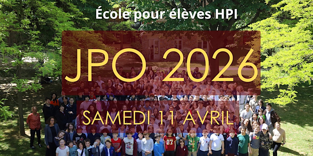 JPO 2026  école HPI - de l'École Georges Gusdorf