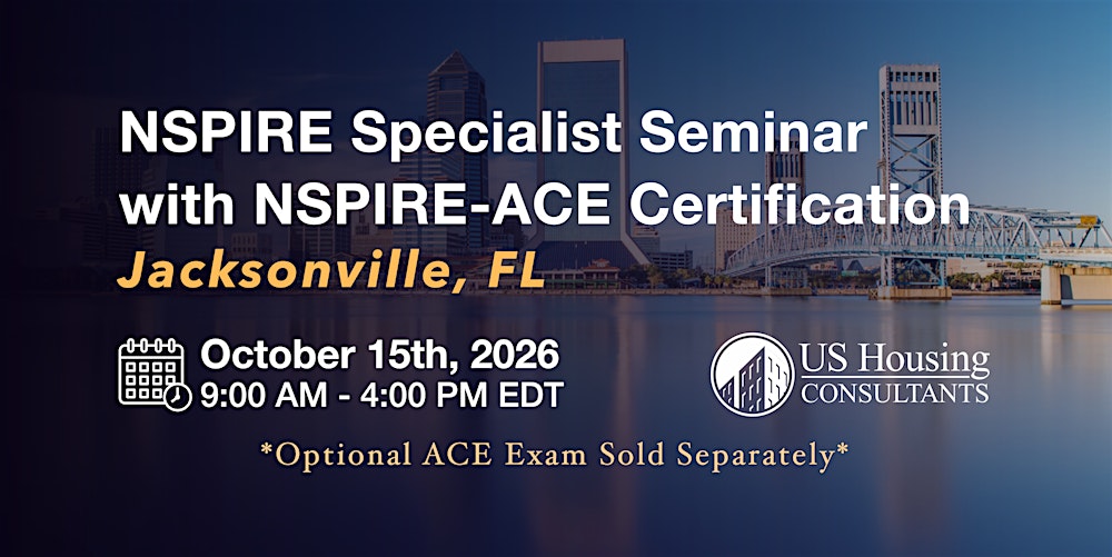 NSPIRE Specialist Seminar with NSPIRE-ACE Certification - Jacksonville