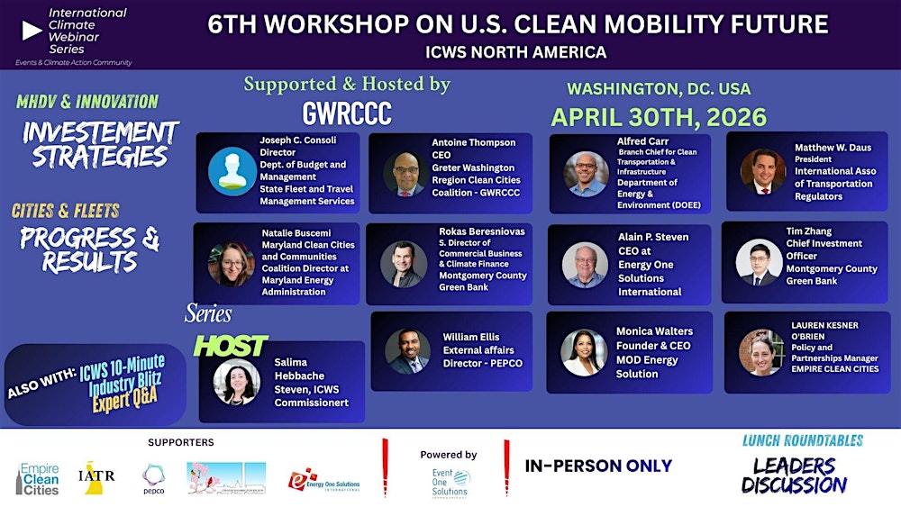 6th ICWS Workshop on US Clean Mobility Future