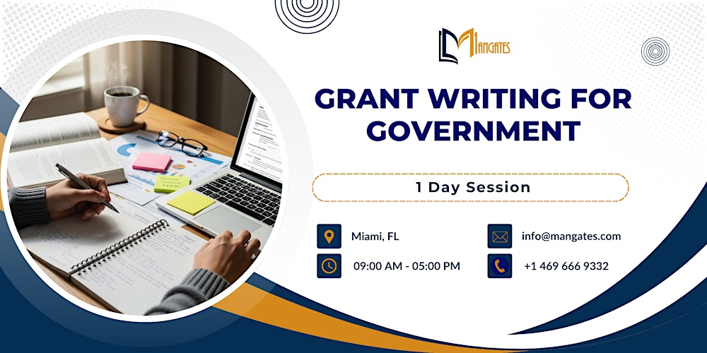 Grant Writing for Government: 1 Day Session in Miami, FL
