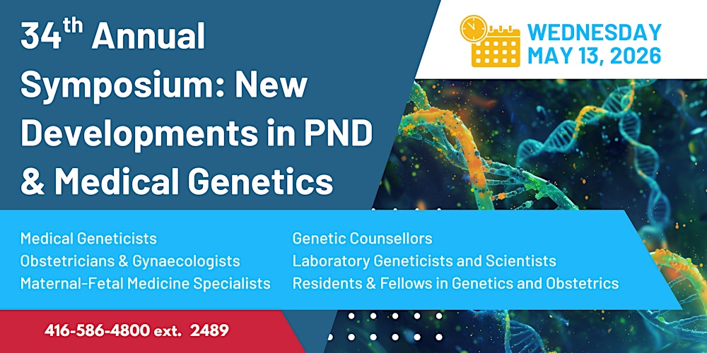 34th Annual Symposium: New Developments in PND & Medical Genetics