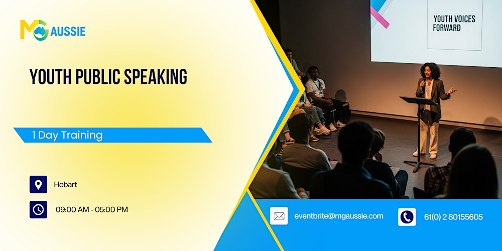 Youth Public Speaking: 1 Day Session in Hobart