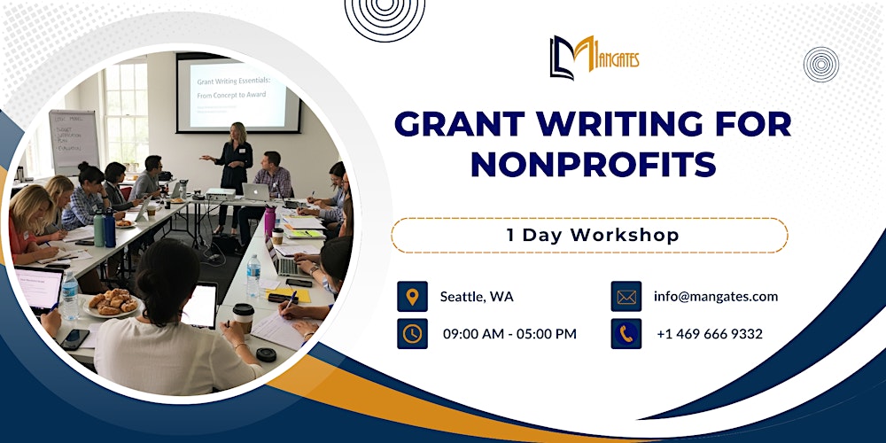Grant Writing for Nonprofits: 1 Day Workshop in Seattle, WA