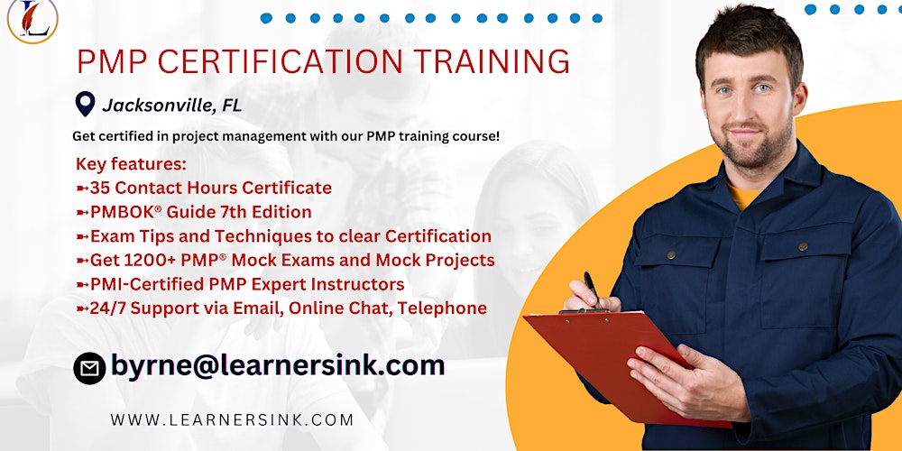 PMP Certification 4 Days Classroom Training in Jacksonville, FL