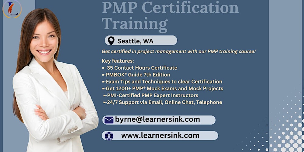 PMP Certification 4 Days Classroom Training in Seattle, WA