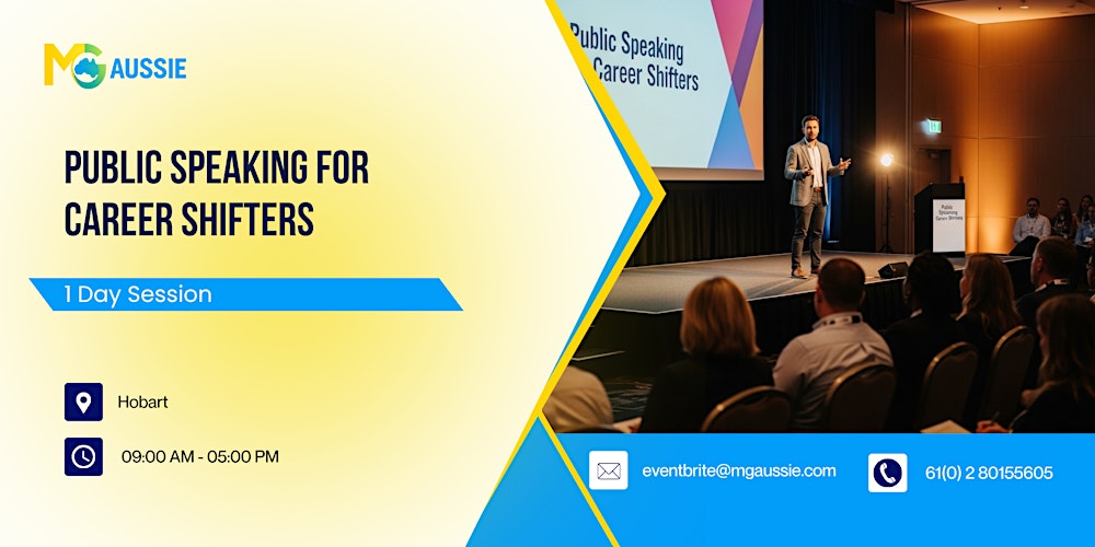 Public Speaking for Career Shifters: 1 Day Workshop in Hobart