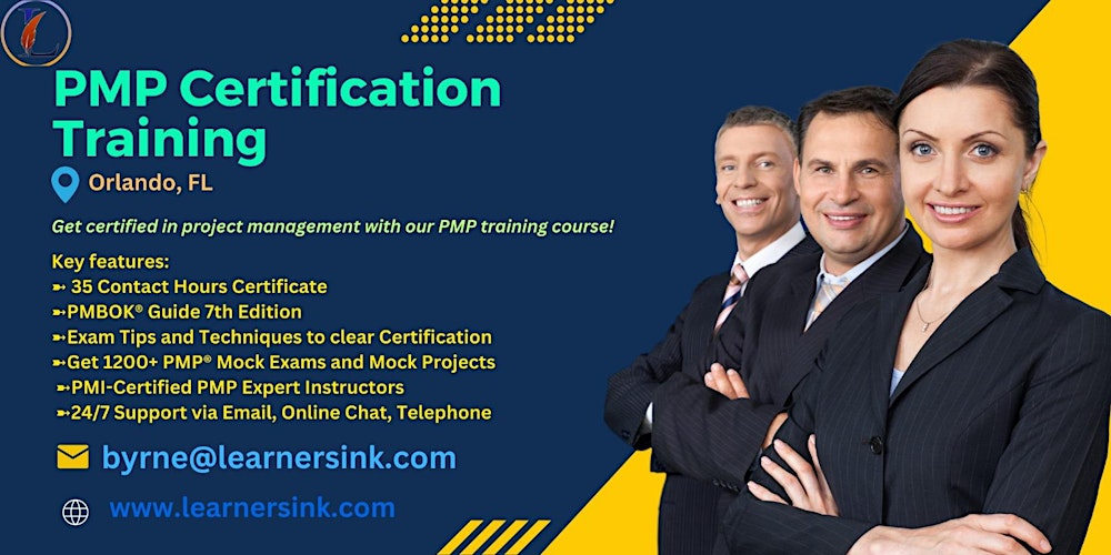 PMP Certification 4 Days Classroom Training in Orlando, FL